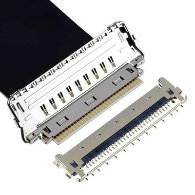 20862-040T-01 0.25mm FPC FFC Micro Coaxial Cable Connector 40 Pin 0.5mm Pitch