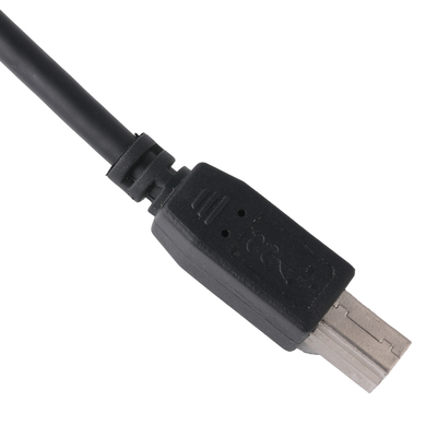 Male To Male / Female USB 3.0 B Cable Black For Printer Equipment